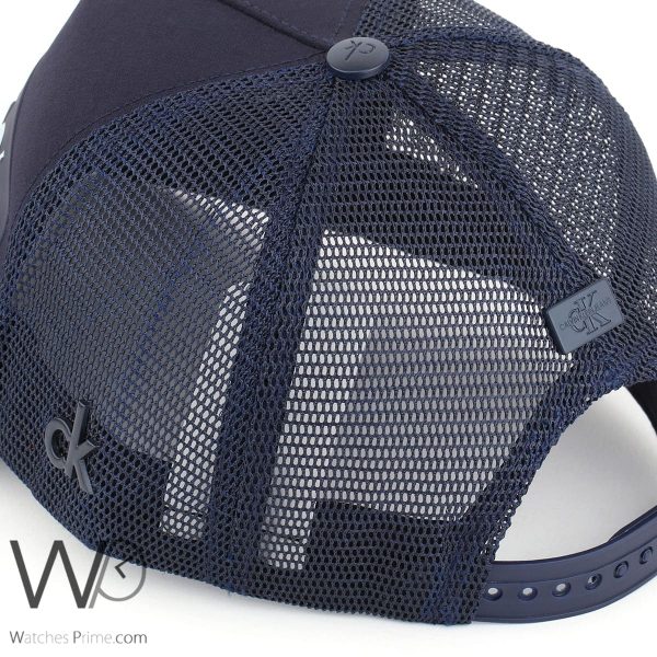 Calvin Klein CK mesh baseball cap men navy | Watches Prime
