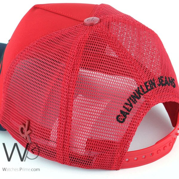 calvin klein CK red and blue cap for men | Watches Prime