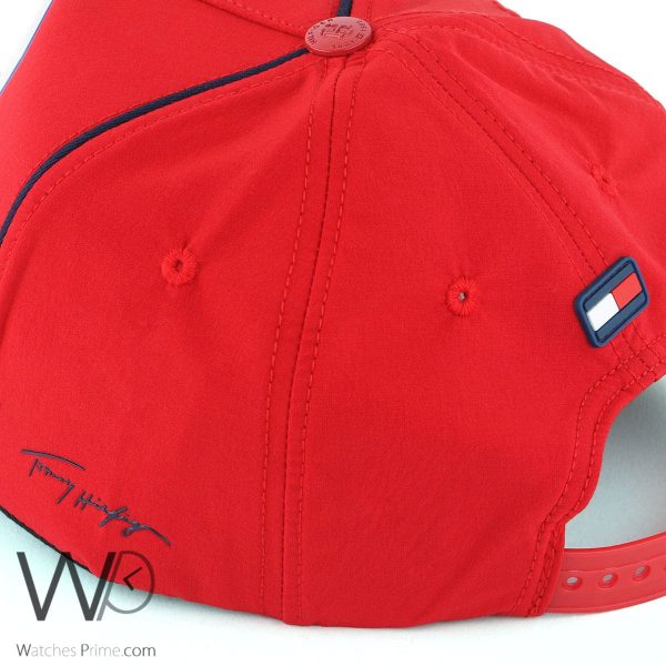 Tommy Hilfiger TH baseball cap red blue men | Watches Prime