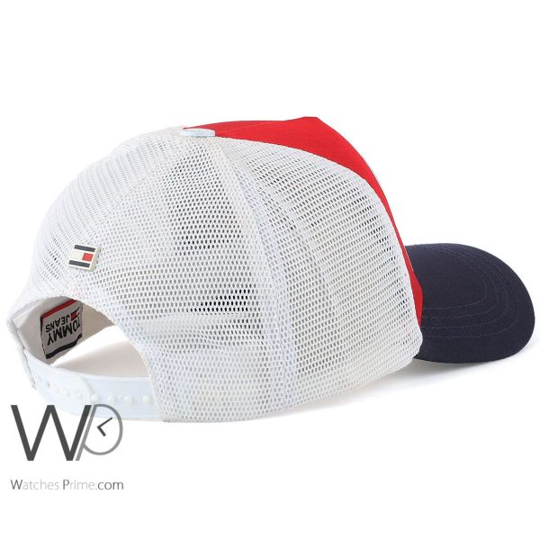 Tommy Jeans baseball cap men red and white | Watches Prime