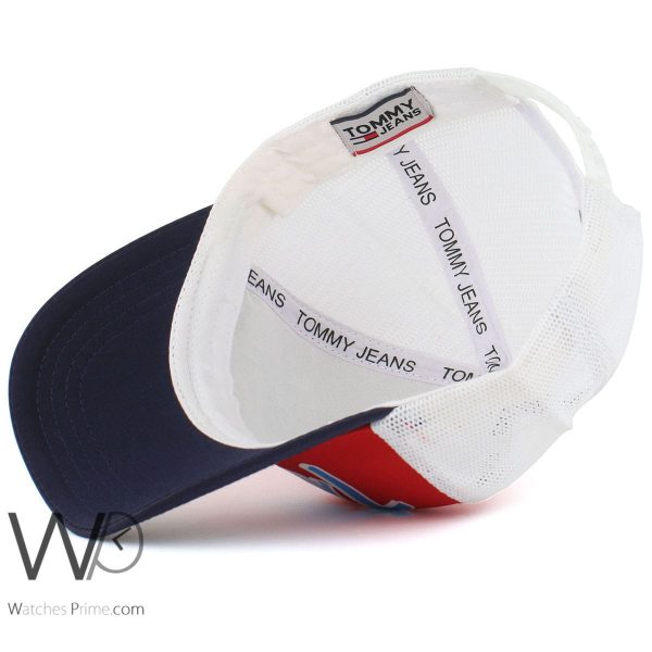 Tommy Jeans baseball cap men red and white | Watches Prime