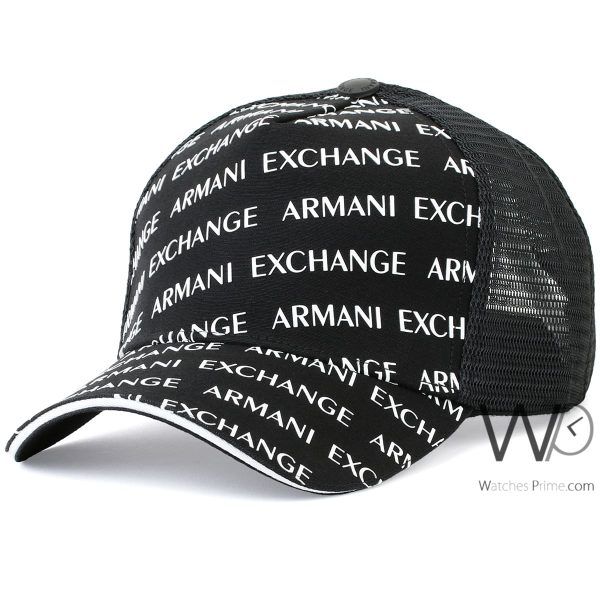 Armani Exchange baseball black cap men | Watches Prime