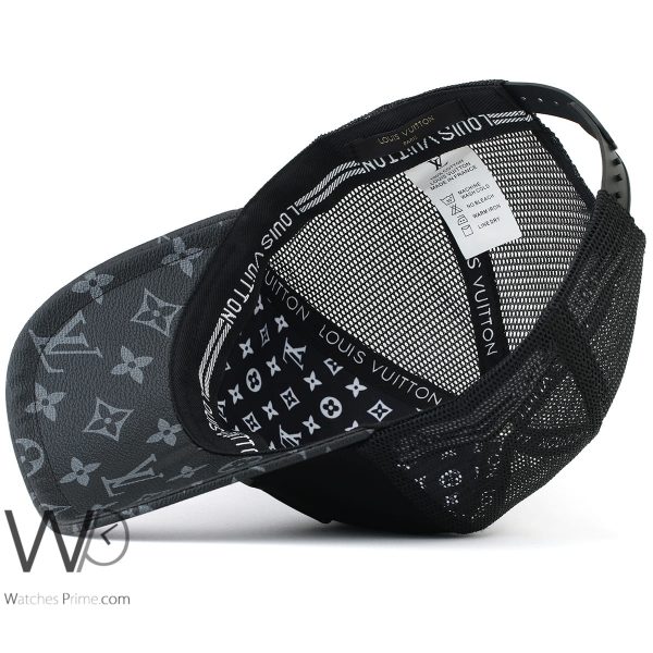 Louis Vuitton LV black baseball cap men | Watches Prime