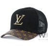 قبعة لويس فيتون LV بني اسود رجالي | واتشز برايم