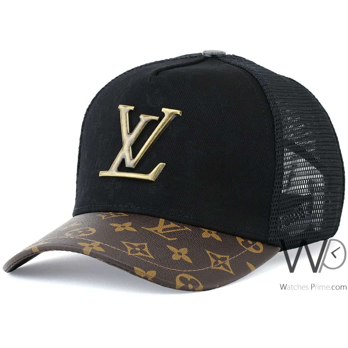 Louis Vuitton LV brown black baseball cap men