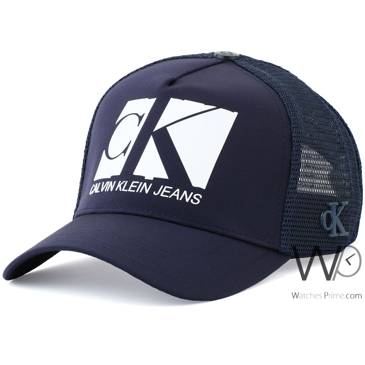 Calvin Klein CK baseball navy blue cap men | Watches Prime