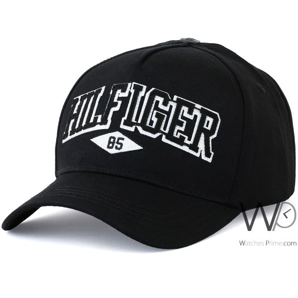 Tommy Hilfiger baseball black cap men | Watches Prime