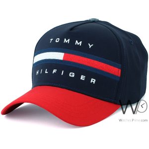 قبعة-تومي هيلفيغر-كاب-كحلي-احمر-رجالي