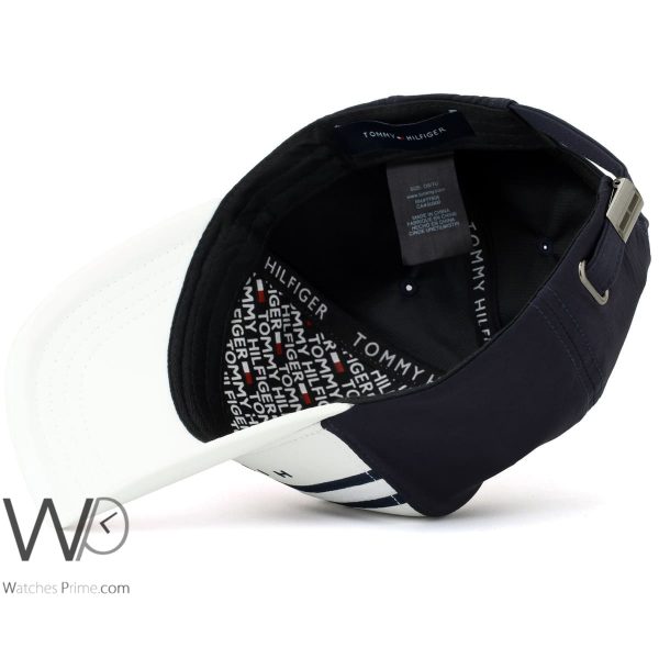 Tommy Hilfiger white navy blue baseball cap men | Watches Prime