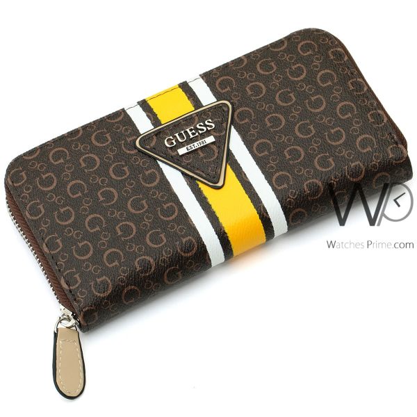 Guess brown wallet for women |Watches Prime