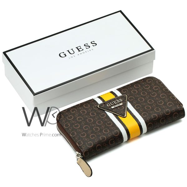 Guess brown wallet for women |Watches Prime