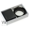 Calvin klein men's wallet and belt set black leather ck box