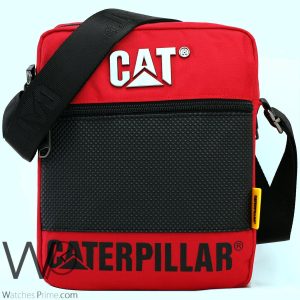 Caterpillar-messenger-crossbody-red-nylon-shoulder-bag-for-men-belfast-signature-cat