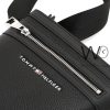 Tommy Hilfiger Black Leather Messenger Bag | Watches Prime