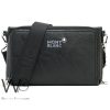 Montblanc Crossbody Handbag Black Leather Bag | Watches Prime