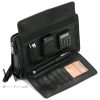 Montblanc Hand Wallet Black Leather Bag | Watches Prime