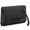 Montblanc Hand Wallet Black Leather Bag | Watches Prime