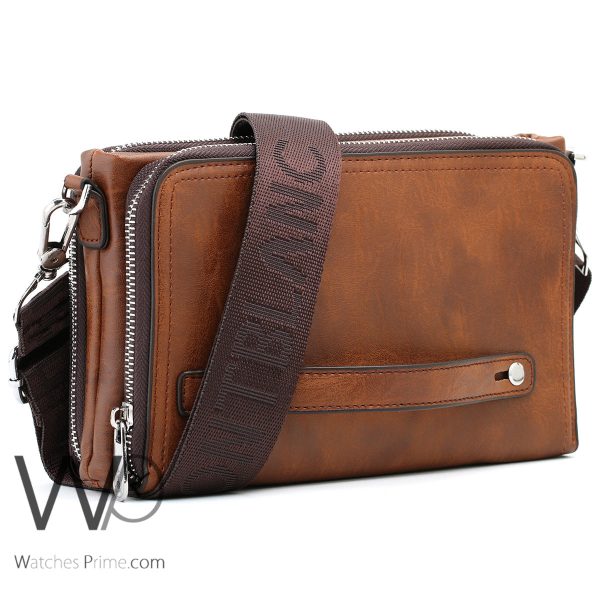 Montblanc Crossbody Handbag Brown Leather Bag | Watches Prime