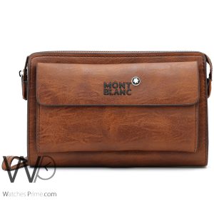 montblanc-leather-brown-hand-wallet-bag-handbag-for-men-with-calculator-lighter-finger nail clipper
