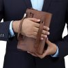 شنطة يد رجالي جلد بني مونت بلانك مع الة حاسبة | واتشز برايم شنطة يد رجالي جلد بني مونت بلانك مع الة حاسبة | واتشز برايم