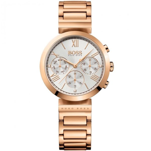 hugo boss watch womens rose gold