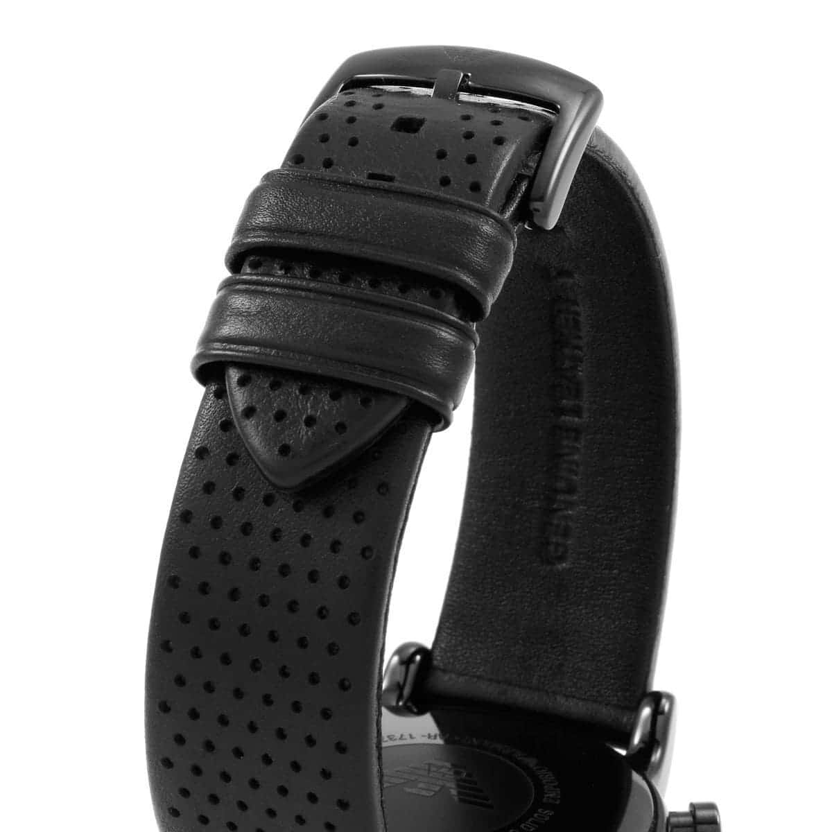 Emporio Armani Men's AR1737 Dress Black Leather Watch