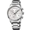 K2g27146 calvin klein watch men silver dial stainless steel metal strap quartz analog chronograph ck city