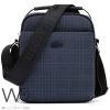 Lacoste blue leather Crossbody bag for men | Watches Prime