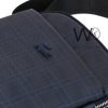 Lacoste blue leather Crossbody bag for men | Watches Prime
