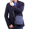 Lacoste blue leather Crossbody bag for men | Watches Prime