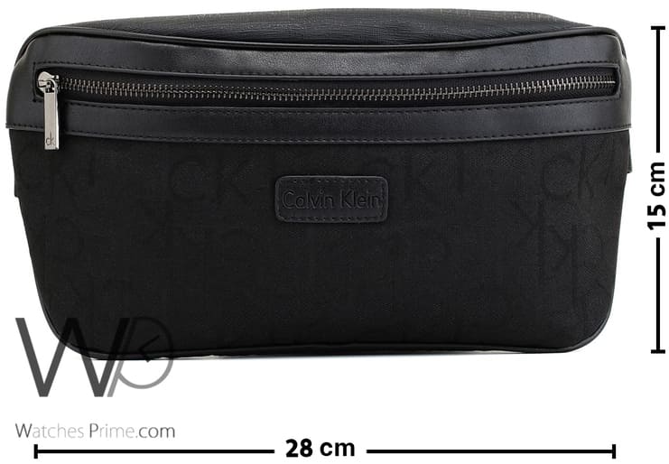 Calvin klein CK black pouch waist bag men | Watches Prime
