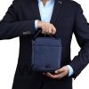 شنطة لاكوست جلد كروس رجالي ازرق | واتشز برايم