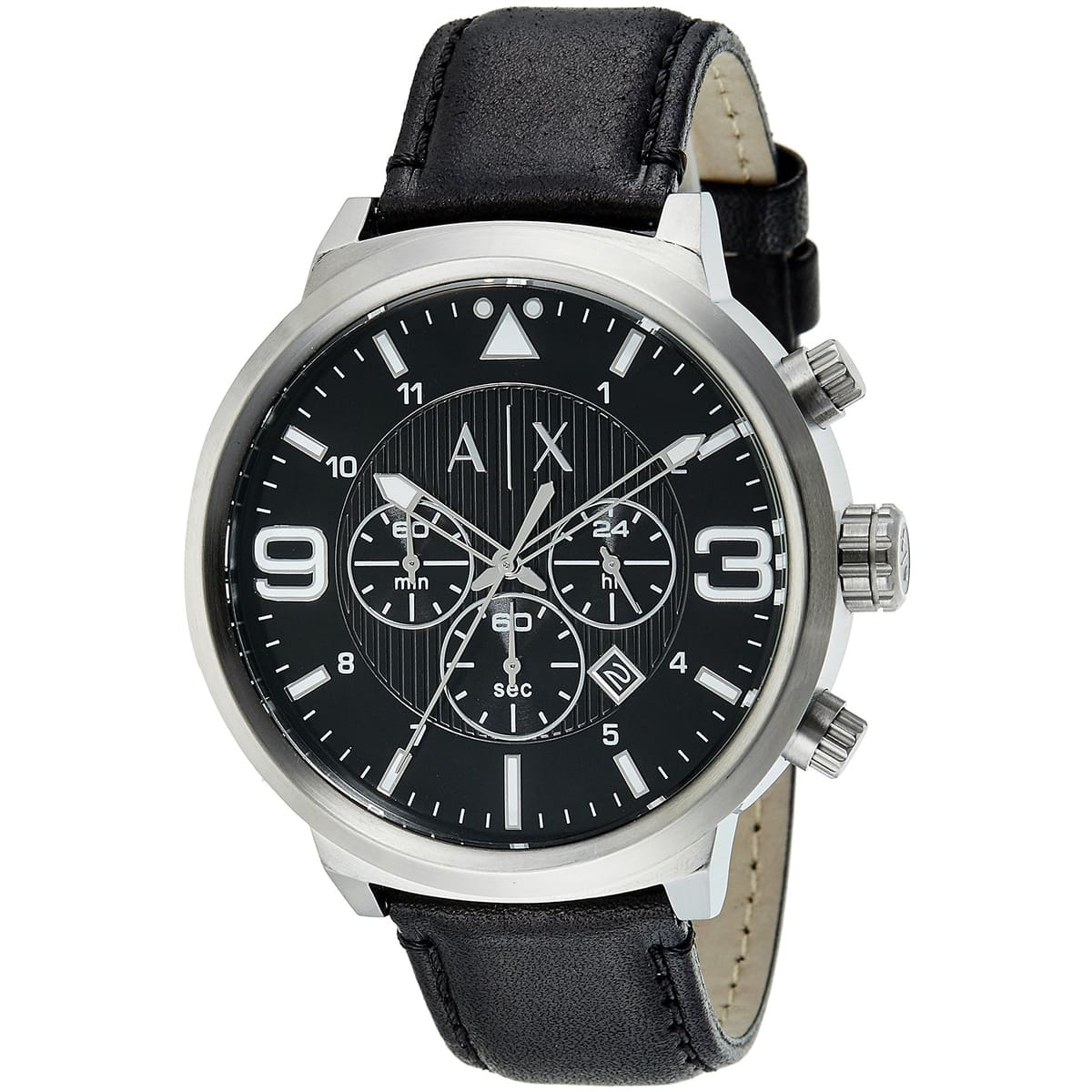 Armani Exchange Atlc Analog Black Dial Men's Watch - AX1369 : Amazon.in:  Fashion