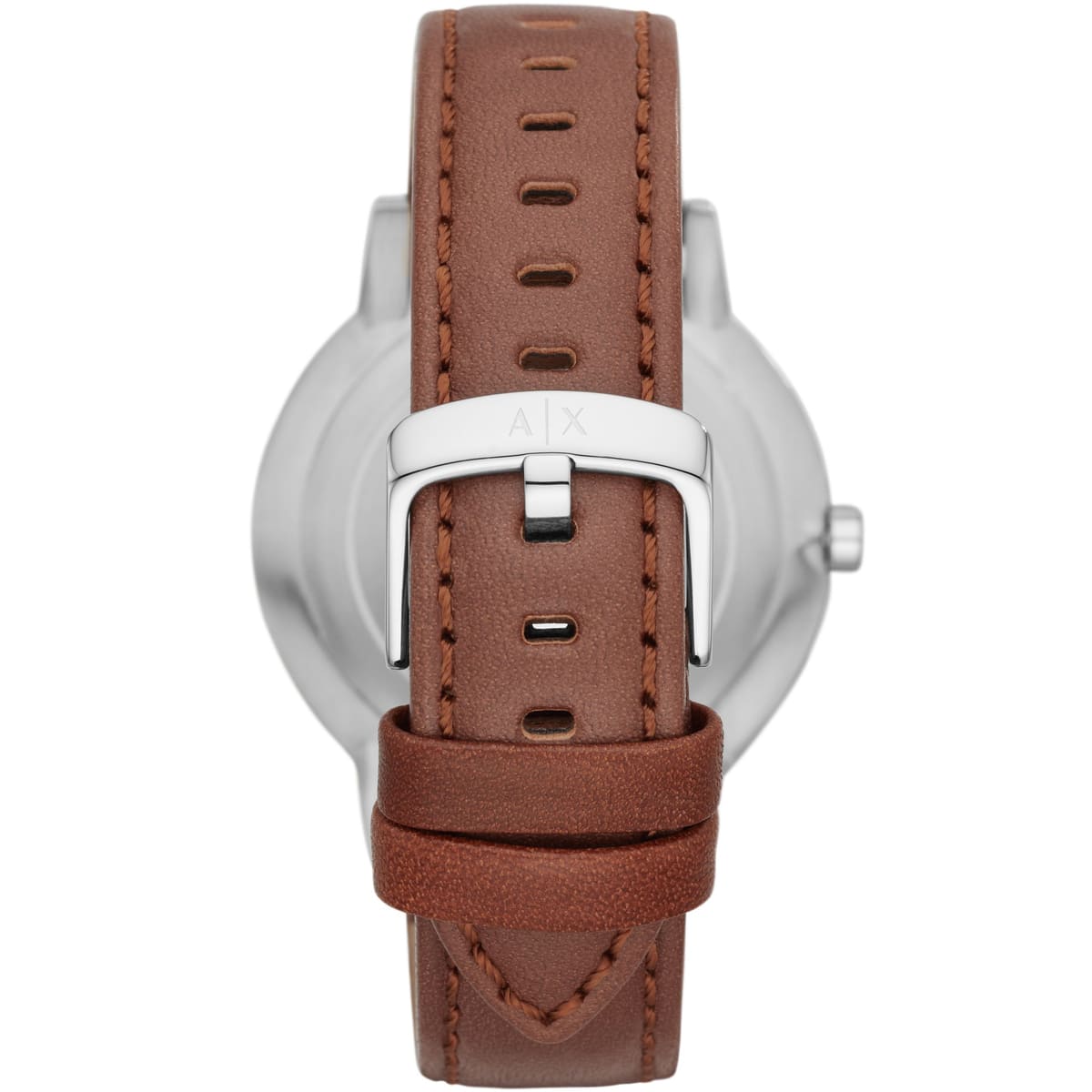 時計 Emporio Armani OROLOGI Brown LeatherBelt For EMPORIO ARMANI Dark Brown Genuine Leather Watch Strap