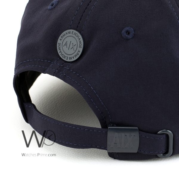 Armani Exchange AX Blue Cotton Men's Cap | Watches Prime