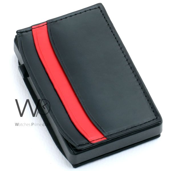 Pop Up Ferrari Men's Black Card Holder | Watches Prime