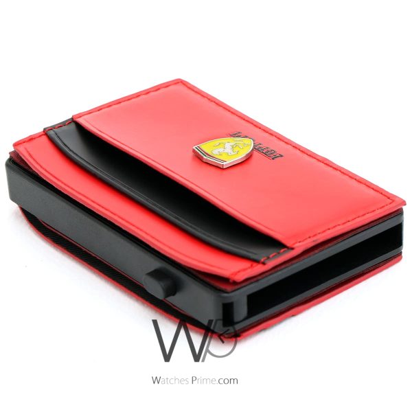 Pop Up Ferrari Men's Card Holder Wallet | Watches Prime