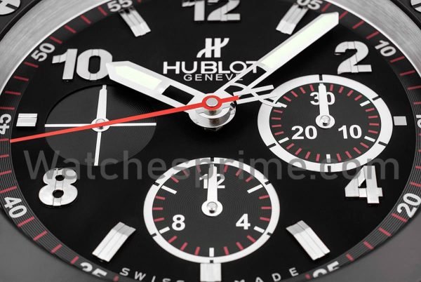 Hublot Wall Clock Black Big Bang Chronograph | Watches Prime