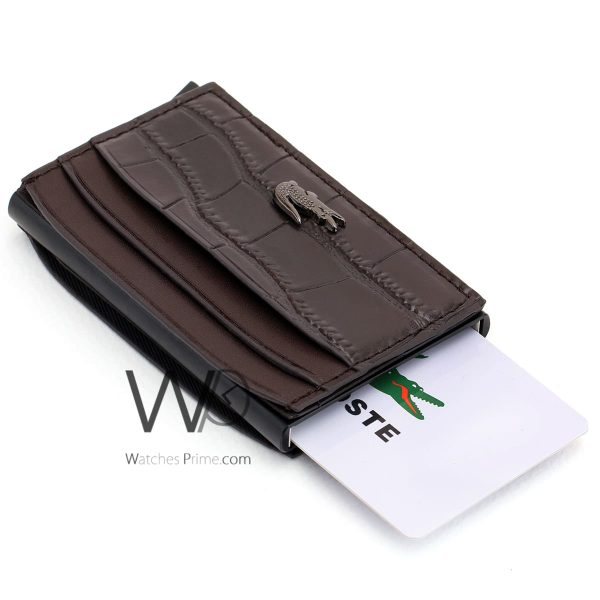 Pop Up Lacoste Men's Card Holder Wallet | Watches Prime