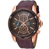 Af8p18x1 alba watch men brown dial leather strap quartz movt japan analog water resist 5bar chronograph signa