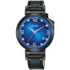 Ag8j19x1 alba watch women blue gradation dial leather black strap quartz movt japan analog three hand signa