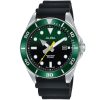 Ag8k23x1 alba watch men green gradation dial rubber black strap quartz movt japan analog water resist 10bar three hand active