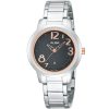 Ah7399x1 alba watch women black dial stainless steel metal silver strap quartz movt japan analog three hand fashion