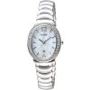 Ah7l51x1 alba watch women silver white dial stainless steel metal strap quartz movt japan analog diamond three hand fashion