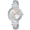 Ah7r83x1 alba watch women silver white dial stainless steel metal strap quartz movt japan analog diamond three hand fashion