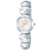 Ah8365x1 alba watch women silver white dial stainless steel metal strap quartz movt japan analog three hand fashion