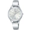 Ah8519x1 alba watch women silver white dial stainless steel metal strap quartz movt japan analog three hand fashion