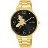 Ah8606x1 alba watch women butterfly black dial stainless steel metal gold strap quartz movt japan analog three hand fashion