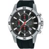 Am3197x1 alba watch men black patterned dial rubber strap quartz movt japan analog chronograph water resist 10bar active