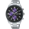 Am3213x1 alba watch women black dial stainless steel metal silver strap quartz movt japan analog chronograph water resist 5bar prestige